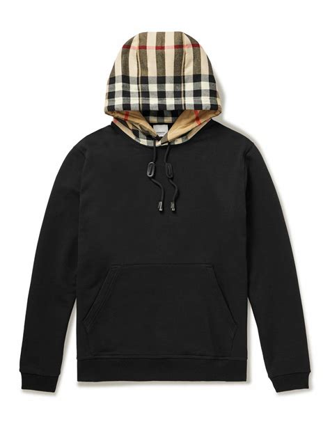 burberry pullover black|heavy weight hoodie Burberry.